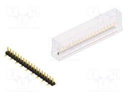 Connector: pin strips; pin header; male; PIN: 18; 2.54mm; SMT; 1x18