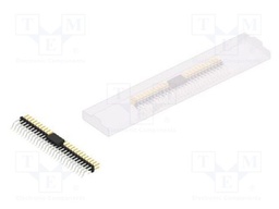 Connector: pin strips; pin header; male; PIN: 54; 2mm; SMT; 2x27