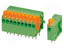 PCB terminal block, rated current: 6 A, rated voltage (III/2