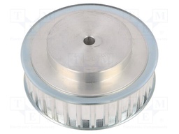 Belt pulley; AT10; W: 25mm; whell width: 40mm; Ø: 93.65mm; aluminium