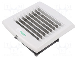 Enclosure Cooling, Filter Fan with Outlet Grille, IP54, ClimaSys, ASA, Polycarbonate, 137 mm