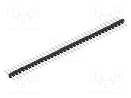 Connector: pin strips; pin header; male; PIN: 36; 2.54mm; SMT; 1x36