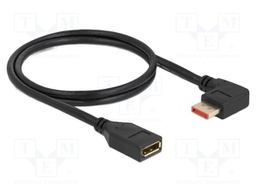 Cable; DisplayPort socket,DisplayPort plug 90° left/right