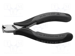 Pliers; end,cutting,precision; ESD; 115mm