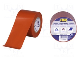 Tape: electrical insulating; W: 50mm; L: 20m; Thk: 0.12mm; red; 5kV