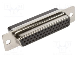 D Sub Connector Housing, 44 Ways, High Density D Sub, DB, Receptacle, Steel Body