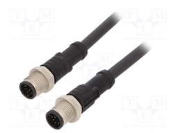 Cable: for sensors/automation; PIN: 10; M12-M12; 1m; plug; plug