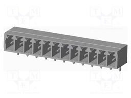Connector: pluggable terminal block; socket; male; on PCBs