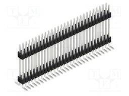Connector: pin strips; pin header; male; PIN: 56; 1.27mm; SMT; 2x28