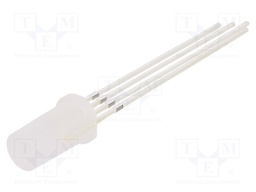 LED; 5mm; tricolour; RGB; 220÷330mcd; 500÷750mcd; 100÷150mcd; 140°
