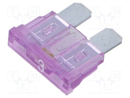 Fuse: fuse; 3A; 32VDC; automotive; 19.09mm; 19.09x5.12x18.87mm