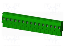 Connector: pluggable terminal block; plug; female; angled 90°
