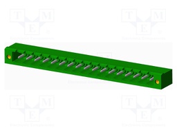 Connector: pluggable terminal block; socket; male; angled 90°