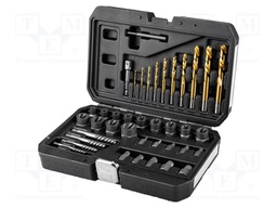 For to damaged nuts,for unscrewing damaged screws; 40pcs.