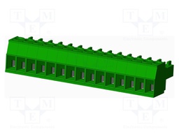 Connector: pluggable terminal block; plug; female; straight; 10A