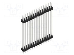Connector: pin strips; pin header; male; PIN: 34; 2.54mm; THT; 2x17