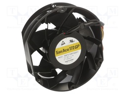Fan: DC; axial; 48VDC; 172x150x51mm; 966m3/h; 83dBA; ball bearing