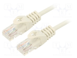 Patch cord; U/UTP; 5e; CCA; grey; 7.5m; RJ45 plug,both sides