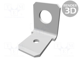 Terminal: flat; 6.3mm; 0.8mm; male; M4; screw; brass; tinned