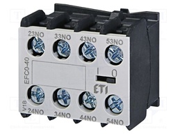 Auxiliary contacts; Series: CECO.3P; Leads: screw; Mounting: front
