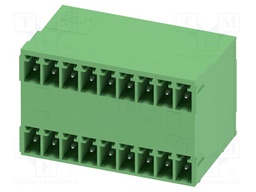 PCB headers, nominal cross section: 1.5 mm?, color: green, n