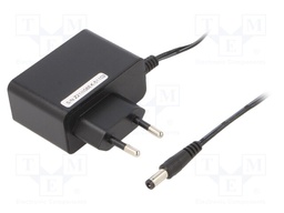 Power supply: switched-mode; voltage source; 12VDC; 2A; 24W; plug