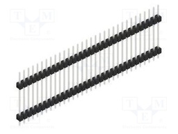 Connector: pin strips; pin header; male; PIN: 32; 2.54mm; THT; 1x32