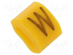 Markers for cables and wires; Label symbol: W; 1.1÷2.5mm; H: 3mm