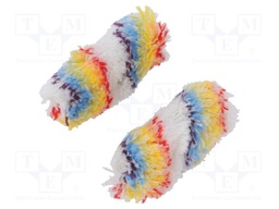 Paint roller; W: 70mm; to the paint; Ø: 16mm; Multicolor; 2pcs.