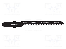 Hacksaw blade-set; wood,jigsaw; 12teeth/inch; 75mm; 2pcs.