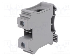 Splice terminal: rail; 1.5÷35mm2; ways: 1; terminals: 2; grey; TS35
