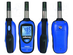 Thermo-hygrometer; LCD 3,5 digit; Sampling: 2x/s; -20÷70°C; 0.1°C