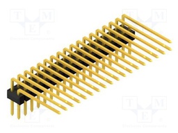 Connector: pin strips; pin header; male; PIN: 36; 2.54mm; THT; 2x18