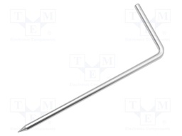 Probe: for measuring earth resistance; silver; 0.25m