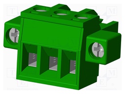 Connector: pluggable terminal block; plug; female; straight; 12A