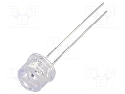 IR transmitter; 8mm; 940nm; transparent; 68÷100mW; 110°; THT; 50mA