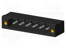 Connector: pluggable terminal block; socket; male; on PCBs