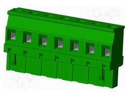 Connector: pluggable terminal block; plug; female; angled 90°