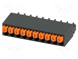 PCB connector, nominal cross section: 0.5 mm?, color: black,