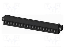Connector: pluggable terminal block; plug; female; straight; 300V