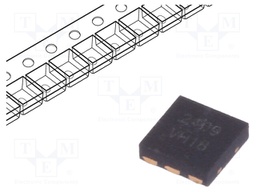 Transistor: P-MOSFET; unipolar; -30V; -6.3A; 1.8W; DFN6