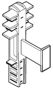 Inter-modular connector for serial operation