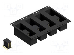Connector: pin strips; pin header; male; PIN: 8; 2.54mm; SMT; 2x4