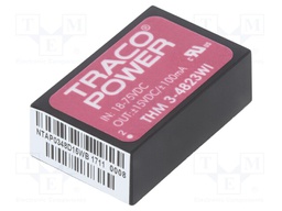 Converter: DC/DC; 3W; Uin: 18÷75V; Uout: 15VDC; Uout2: -15VDC; DIP24