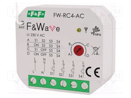 Transmitter; F&Wave; -25÷50°C; 868MHz; 100m; Power supply: 230VAC