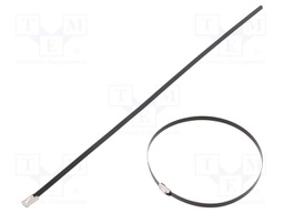 Cable tie; L: 290mm; W: 4.6mm; stainless steel AISI 304; 450N