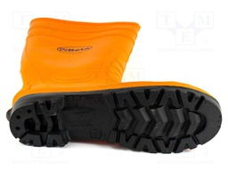 Boots; Size: 46; orange; PVC; severe weather conditions; high