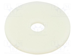 Washer; round; D=50mm; h=3mm; polyamide; natural