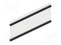 Connector: pin strips; pin header; male; PIN: 32; 2.54mm; THT; 1x32