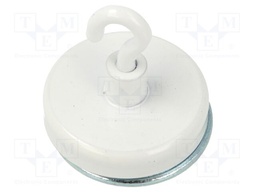 Magnet: permanent; hard ferrite; 78N; Ø: 32mm; H: 34mm; steel; disk